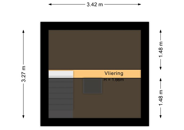 Floorplan - Bosruiterweg 25-12, 3897 LV Zeewolde